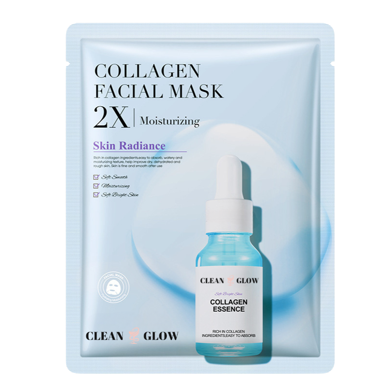 Customer applying Skincare Mask Set sheet mask to face