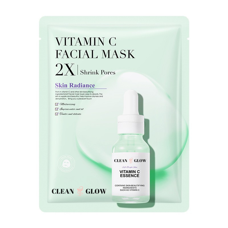Close-up of Skincare Mask Set packaging and masks