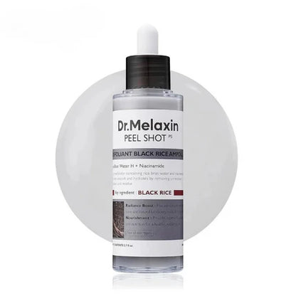 360-degree bottle view of Rice Peel Shot skincare product